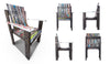 Wide Hockey Patio Chair