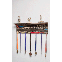 Recycled Hockey Stick Furniture - Trophy Rack