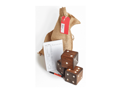 Recycled Wood Product - Lawn Dice